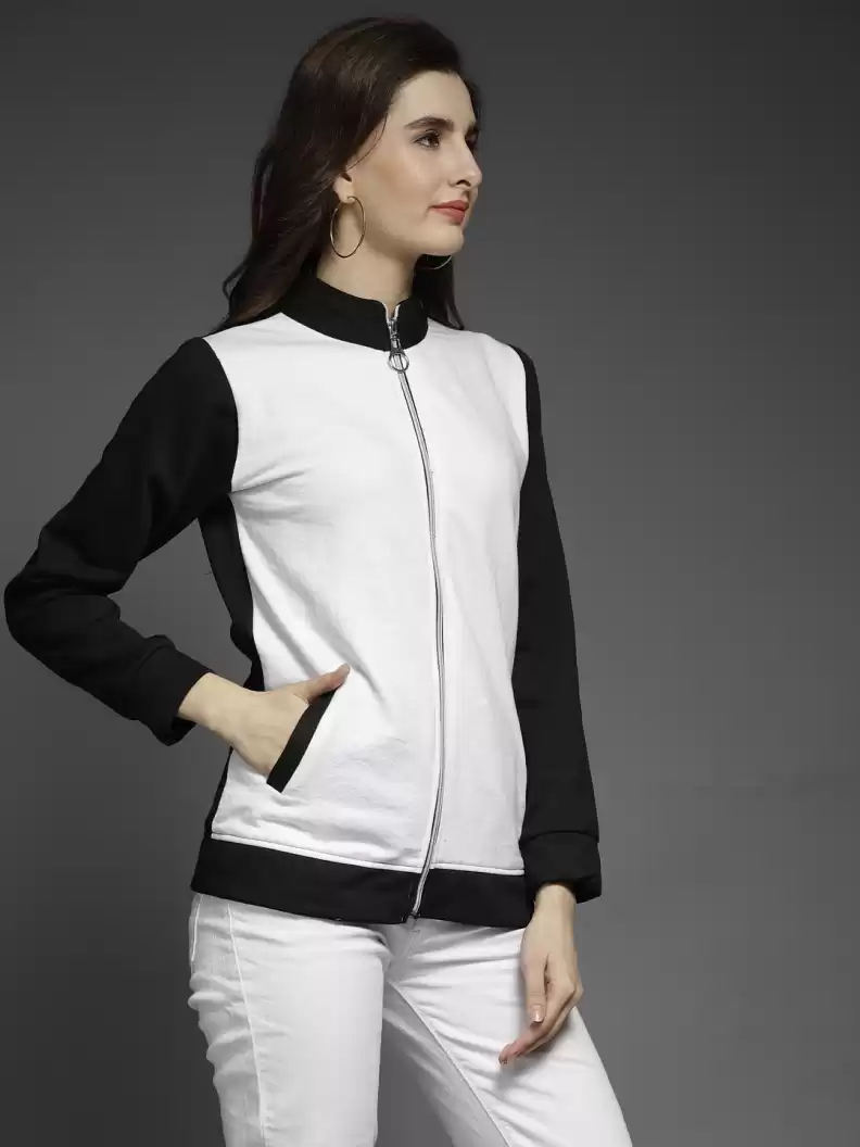 TANDUL Full Sleeve Solid Women Jacket