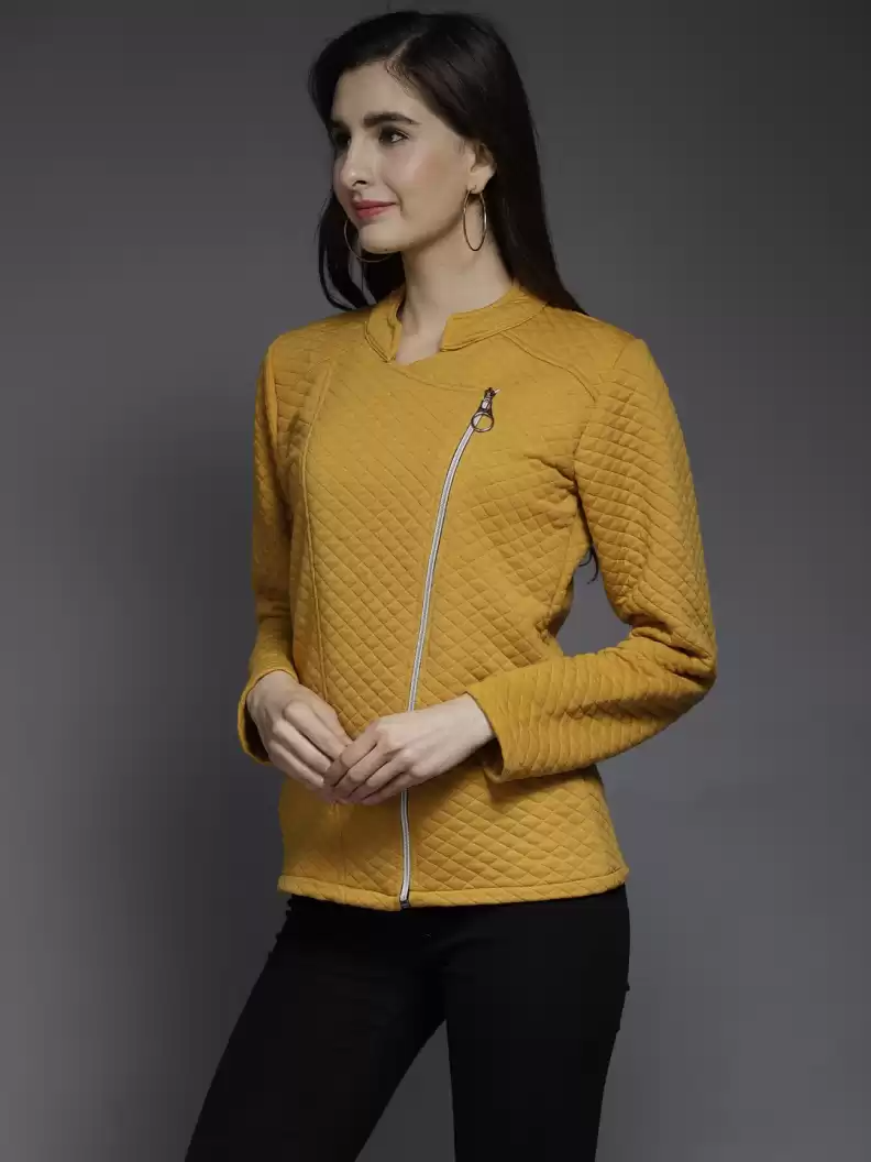 TANDUL Full Sleeve Solid Women Jacket