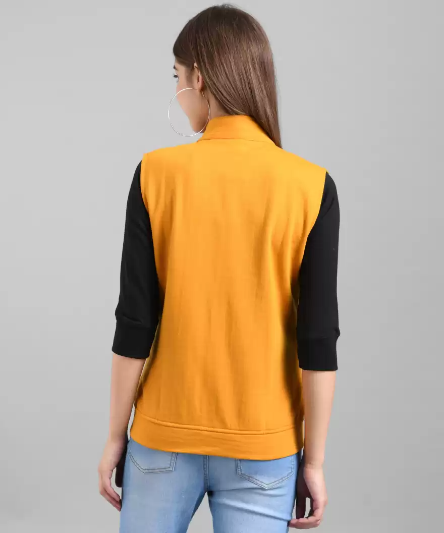 TANDUL Sleeveless Solid Women Jacket