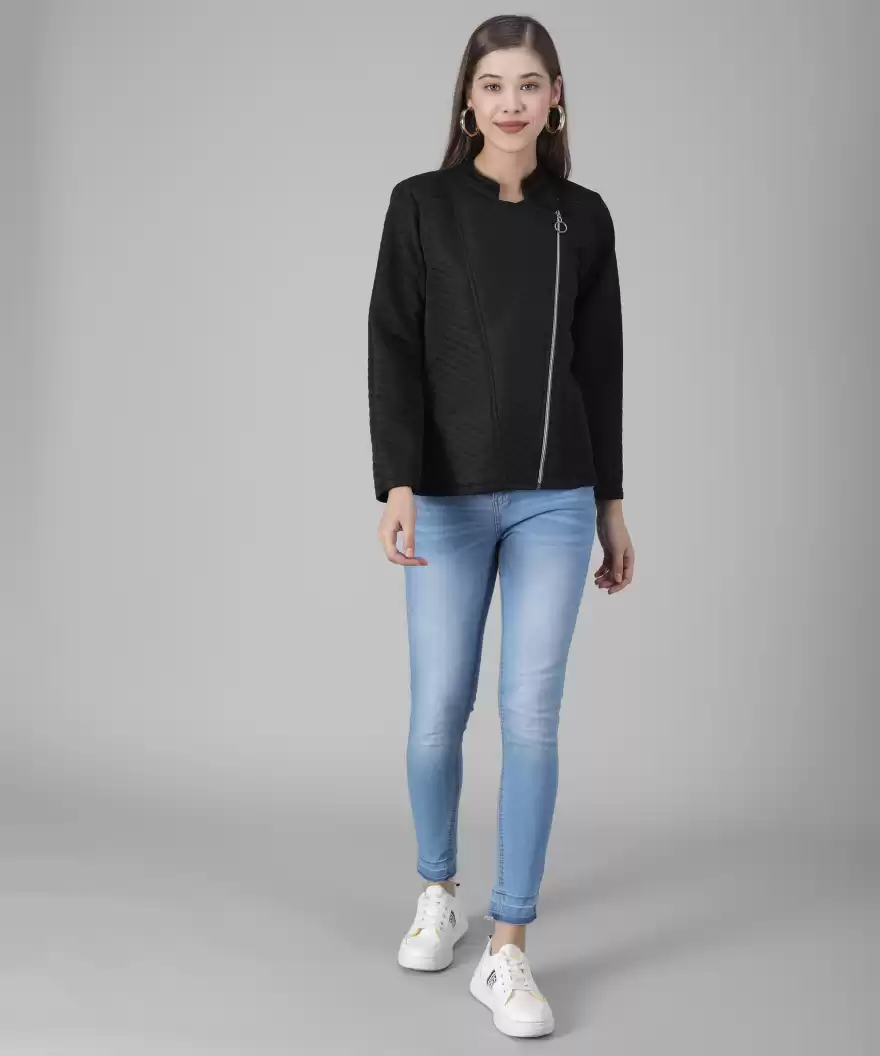TANDUL Full Sleeve Solid Women Jacket