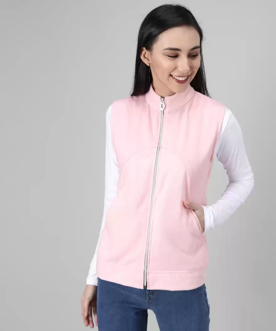 TANDUL Sleeveless Solid Women Jacket