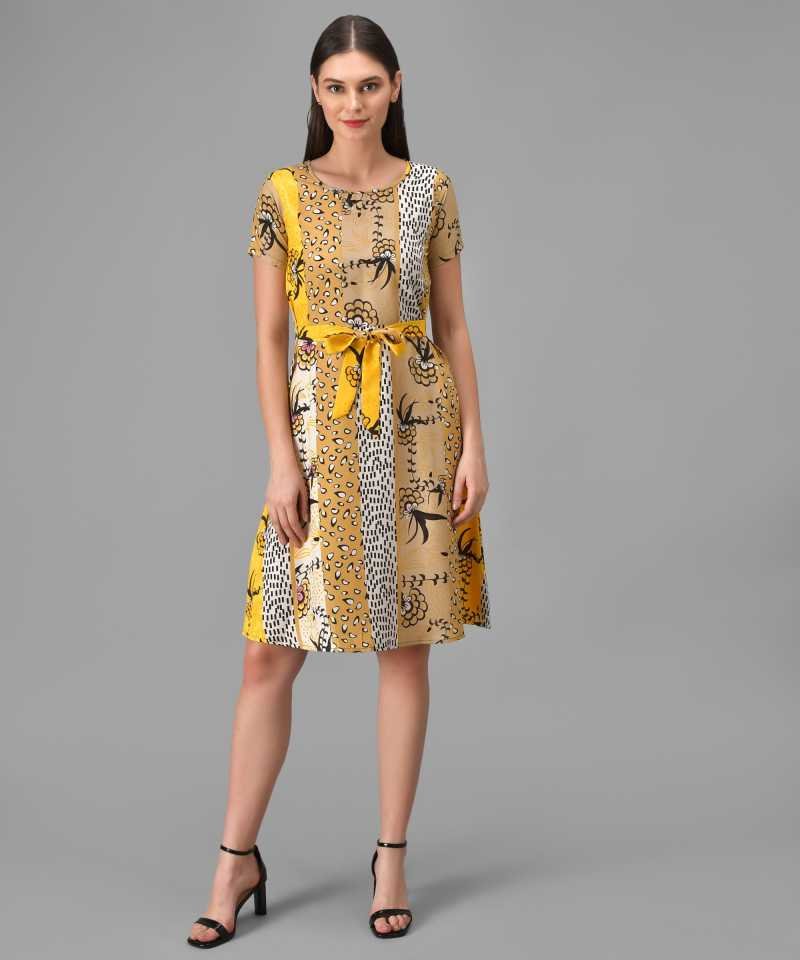 TANDUL Women A-line Multicolor Dress