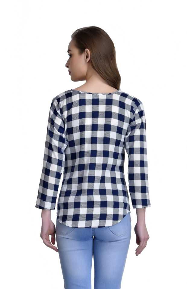 Casual Regular Sleeves Printed Women Multicolor Top