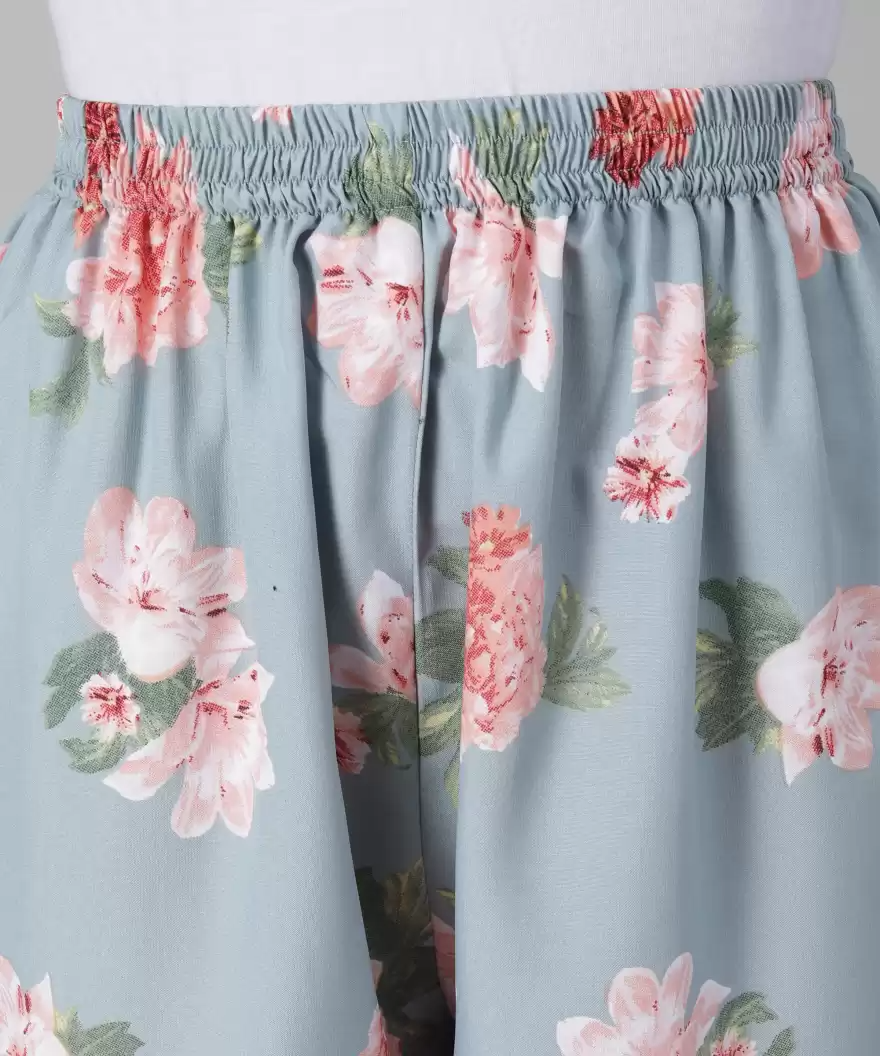 TANDUL Relaxed Women Multicolor Crepe Trousers