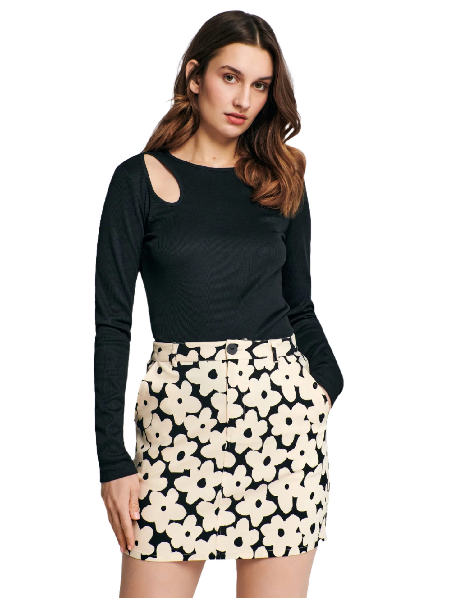 TANDUL Women Floral Print Multicolor Skirt