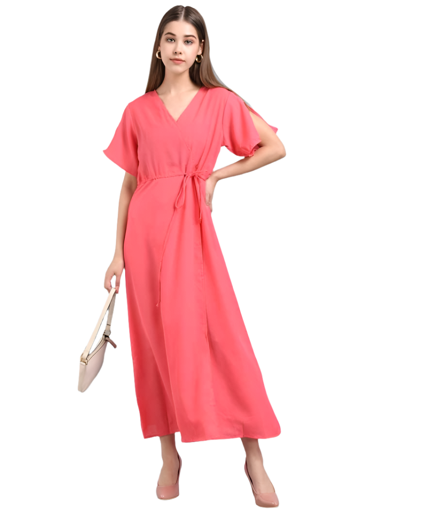 Women Maxi Pink Dress