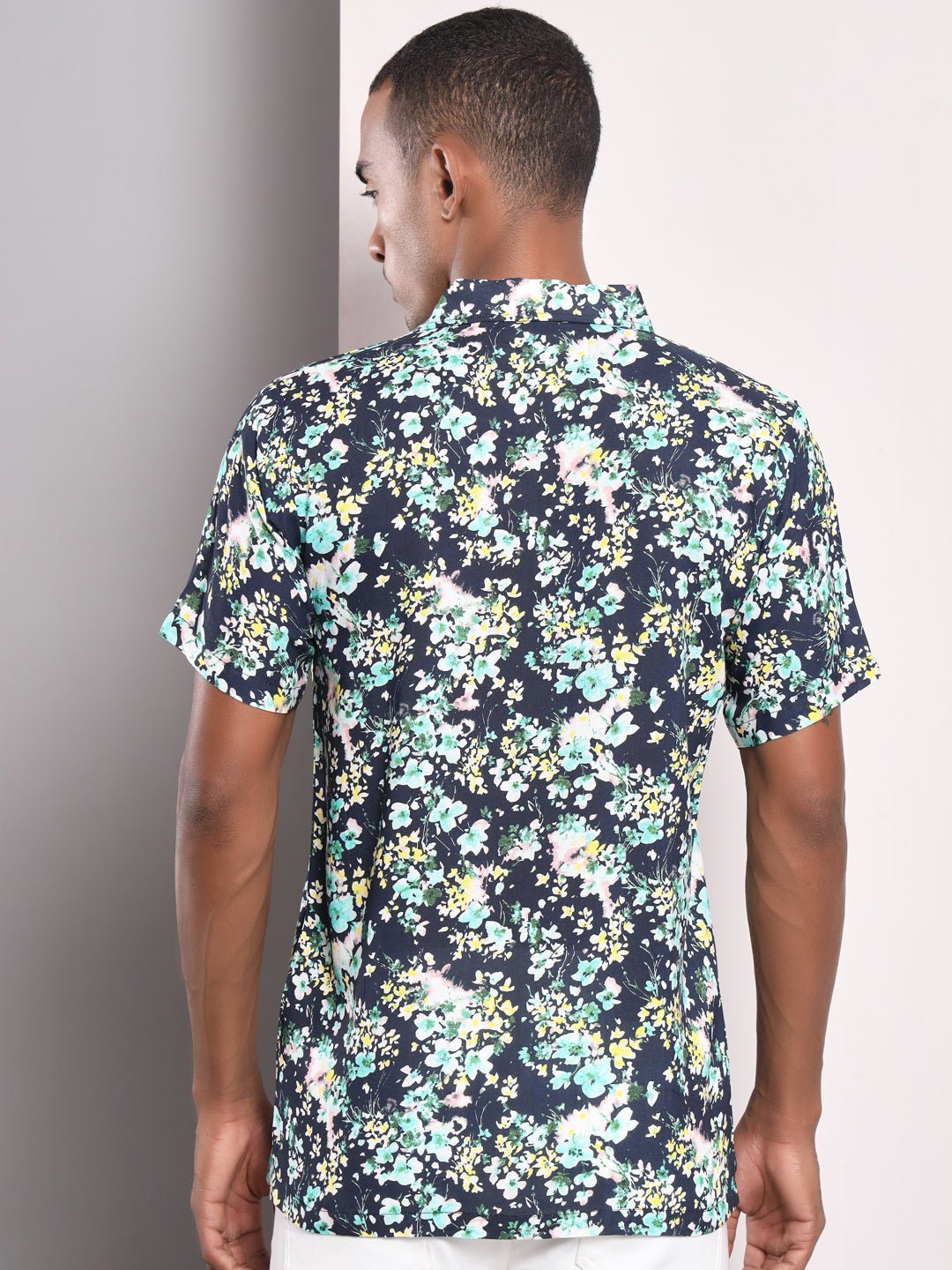 TANDUL Men Regular Fit Printed Double Collar Formal Shirt