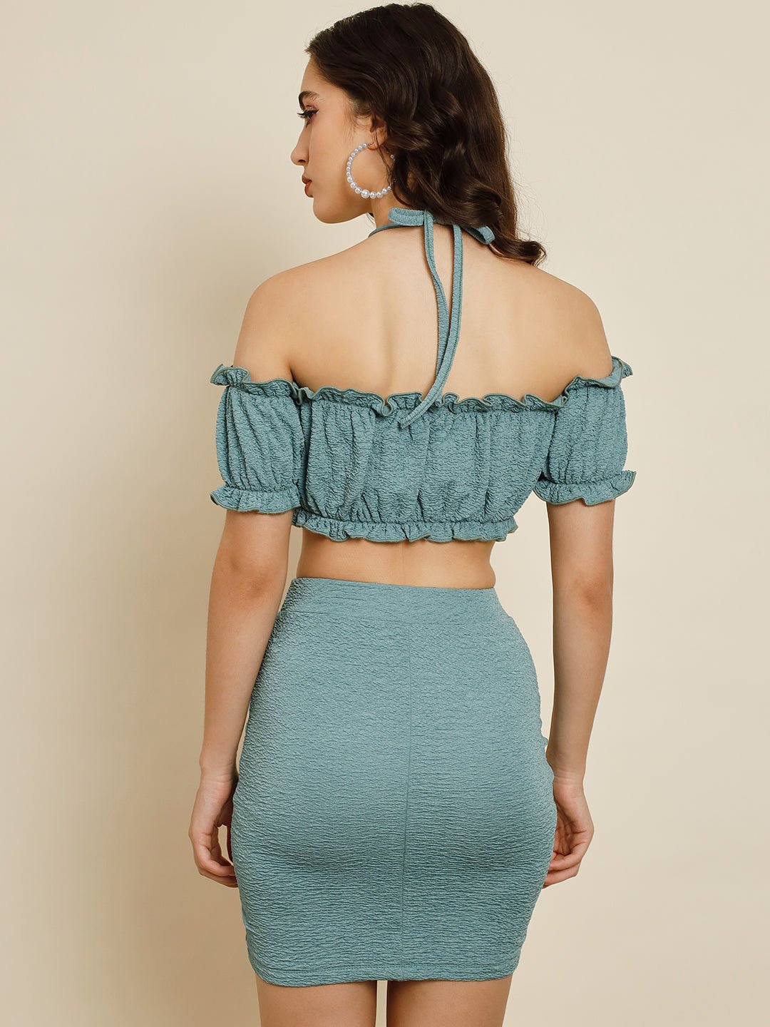 Stacked Flame Women Co-ords Multicolor Dress