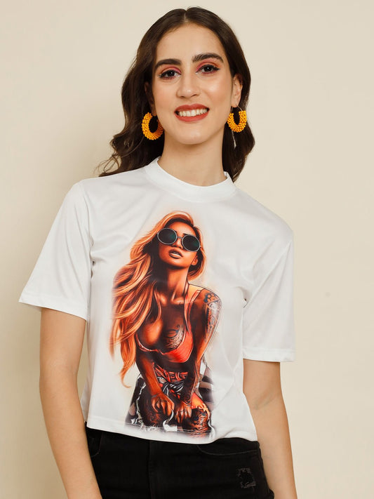 TANDUL Casual Printed Women Multicolor Top