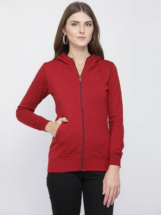 ZARVEY Full Sleeve Self Design Women Jacket