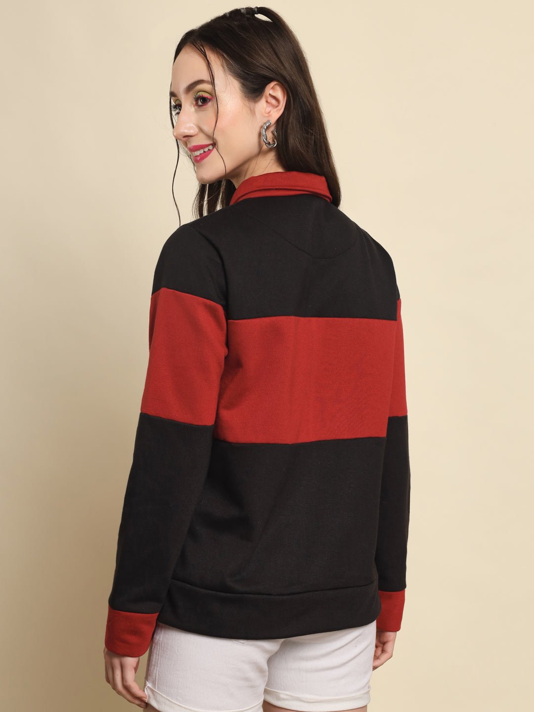 TANDUL  Women Printed Fleece Jacket
