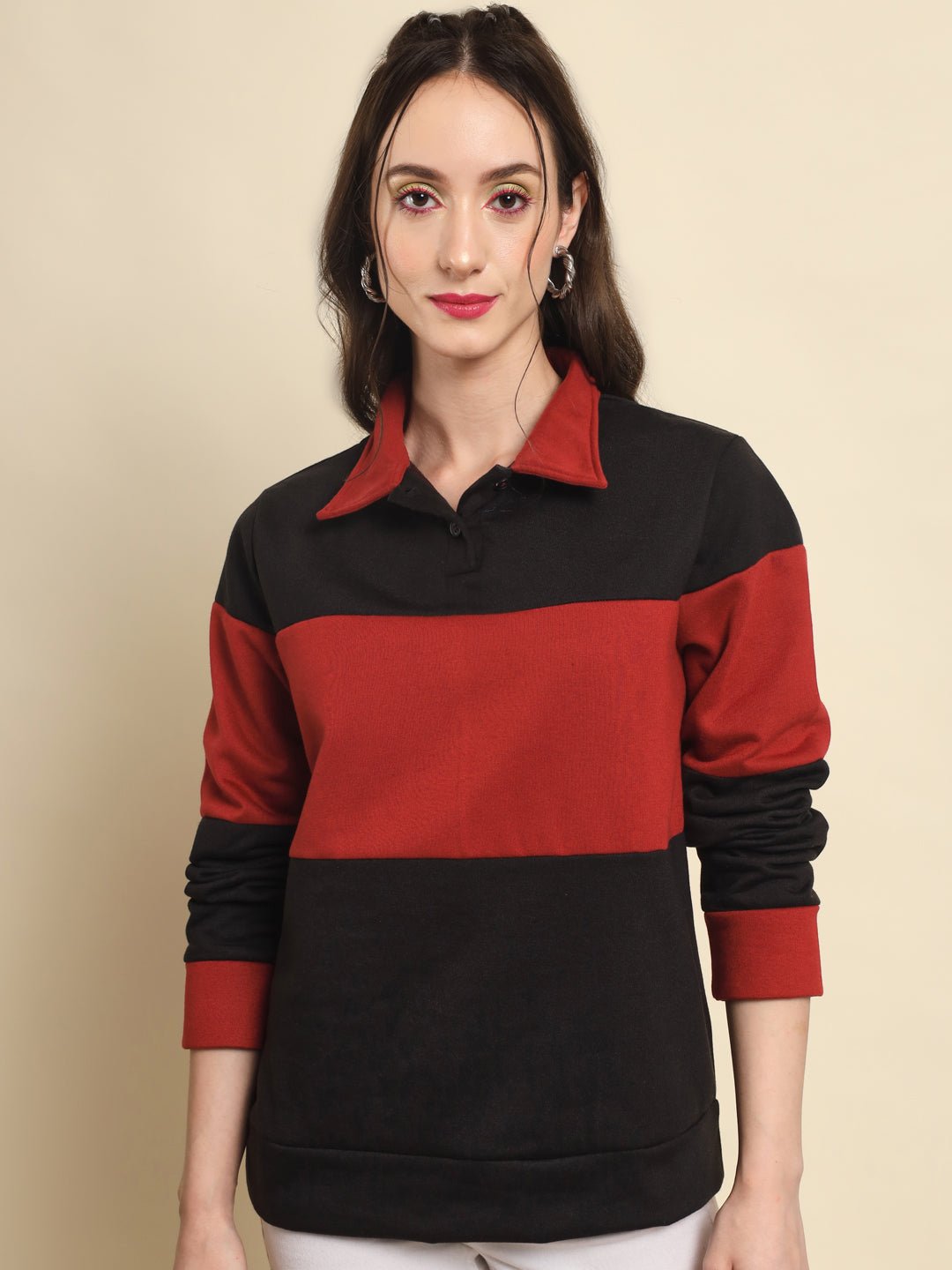 TANDUL  Women Printed Fleece Jacket