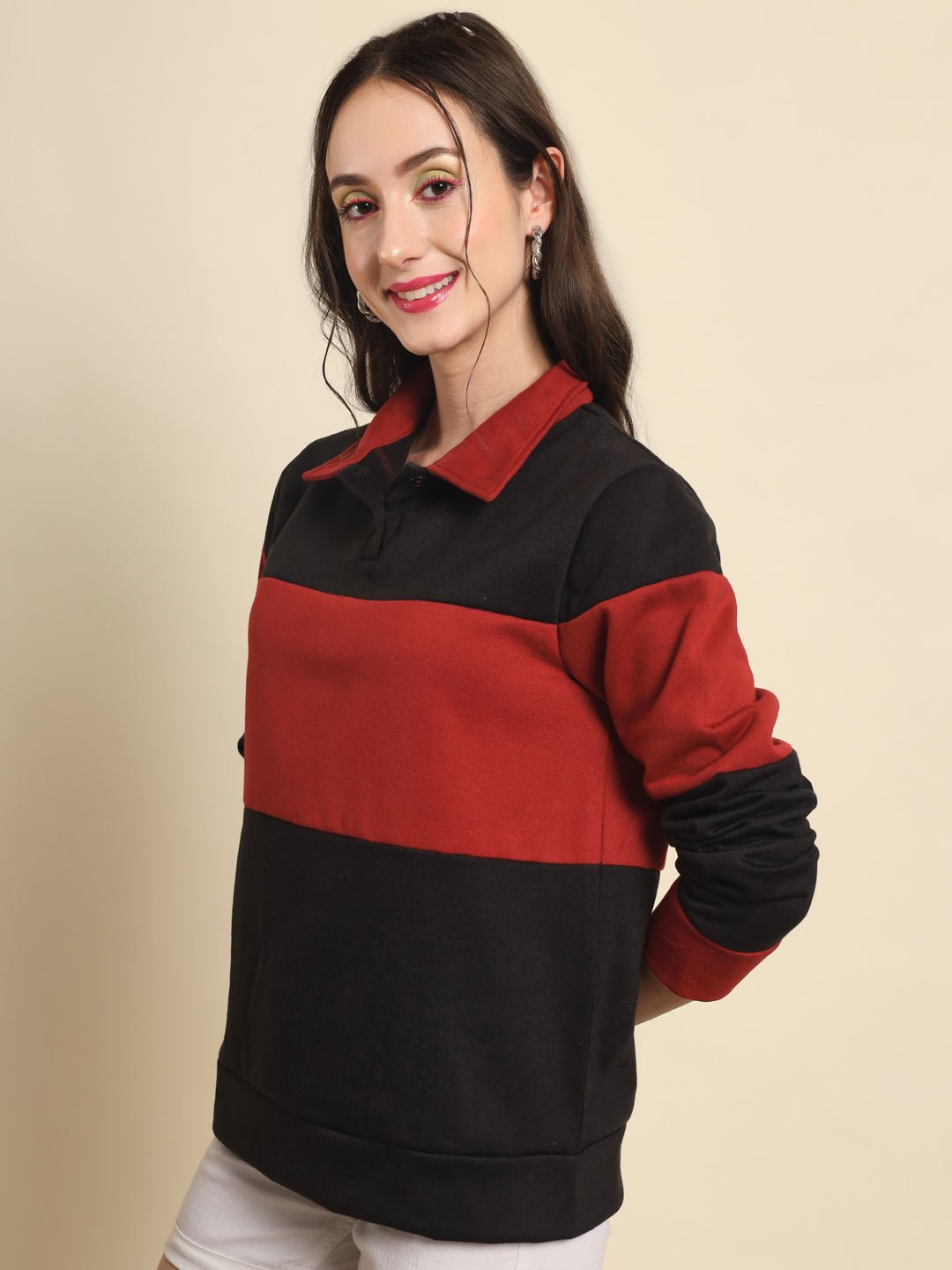TANDUL  Women Printed Fleece Jacket