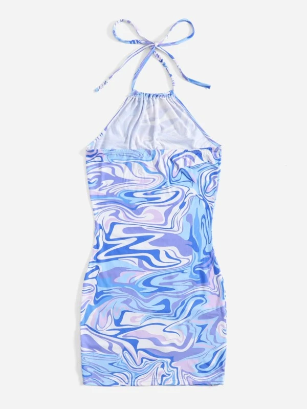 Women Bodycon Multicolor Dress