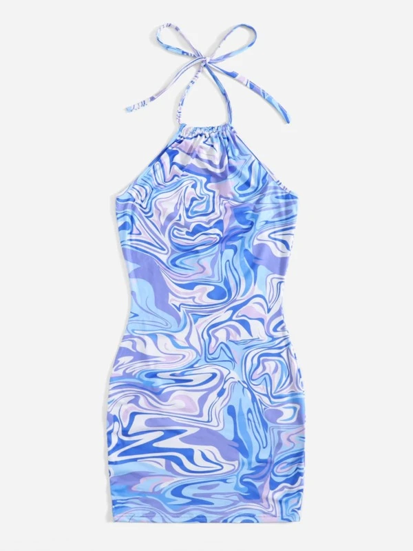 Women Bodycon Multicolor Dress