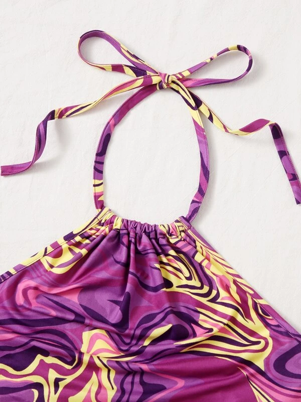 Women Bodycon Multicolor Dress