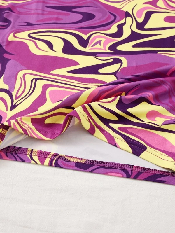 Women Bodycon Multicolor Dress