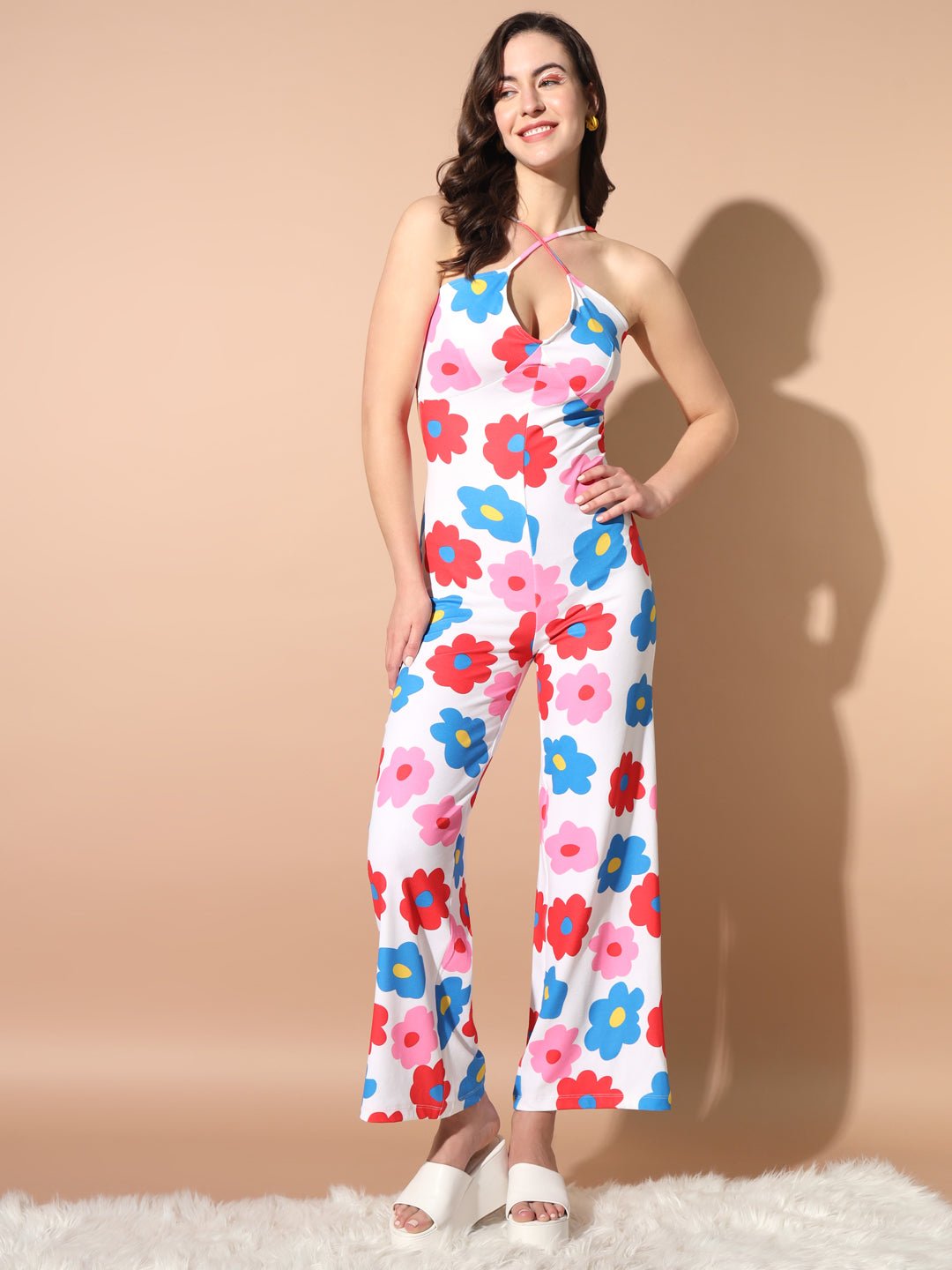 Stacked Flame Women Bodycon Multicolor Dress