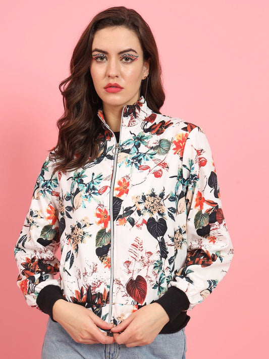 TANDUL  Women Printed Casual Jacket
