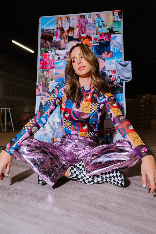 TANDUL Casual Regular Sleeves Printed Women Multicolor Top