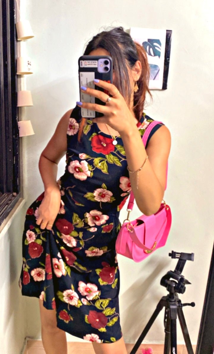 Women Bodycon Multicolor Dress