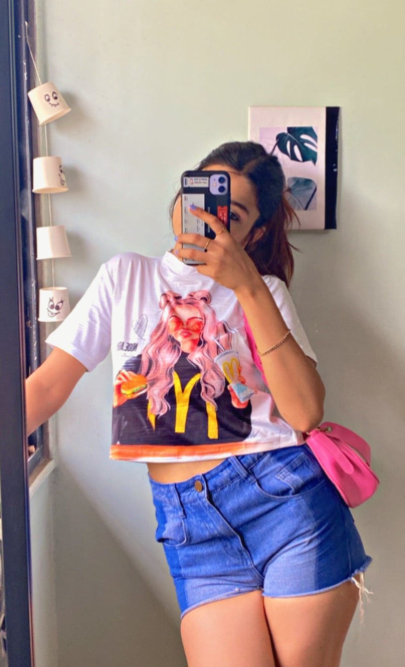 Casual Regular Sleeves Printed Women Multicolor Top