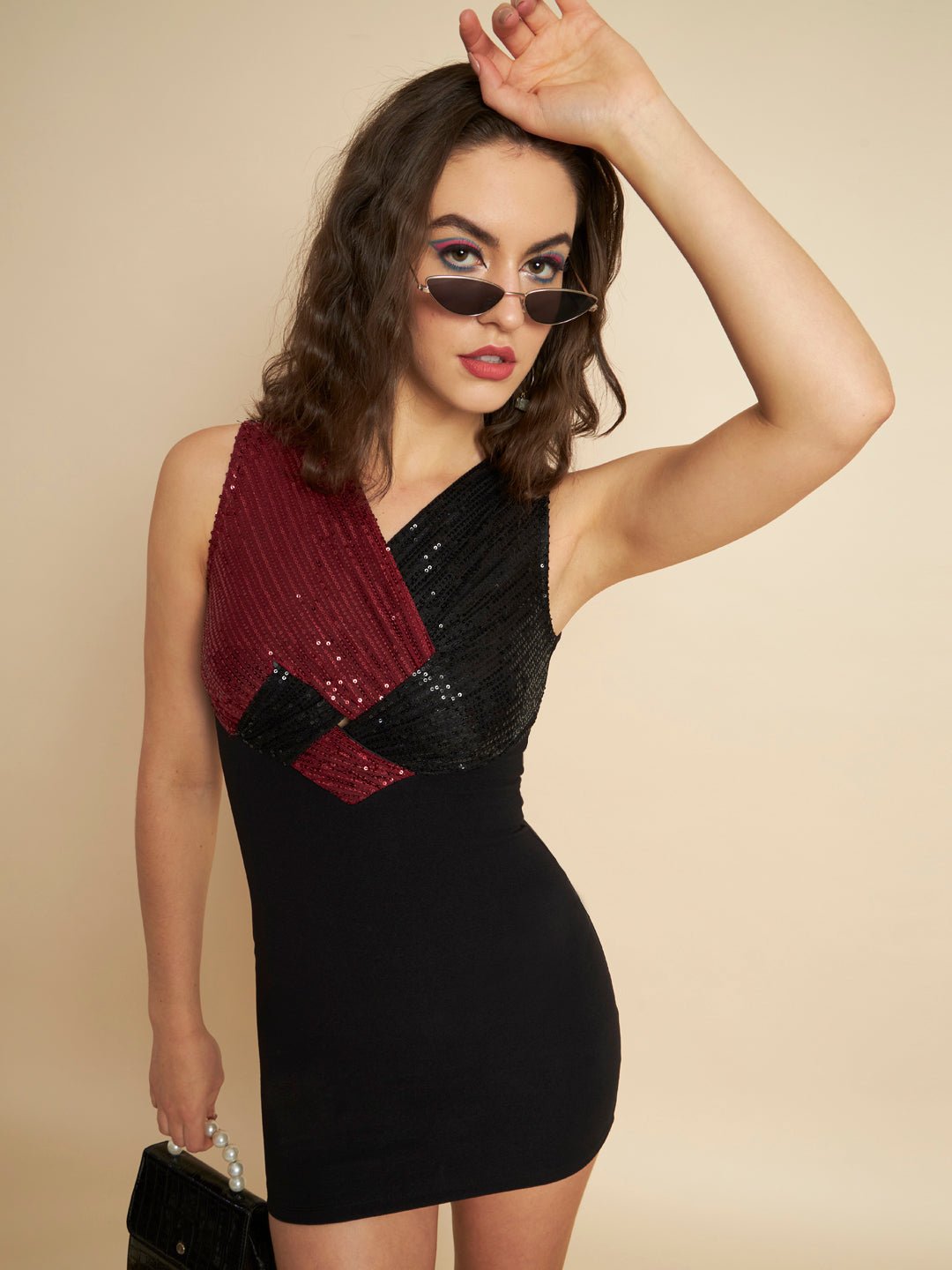 Women Bodycon Multicolor Dress