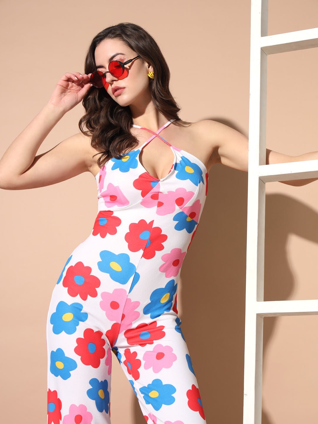 Stacked Flame Women Bodycon Multicolor Dress