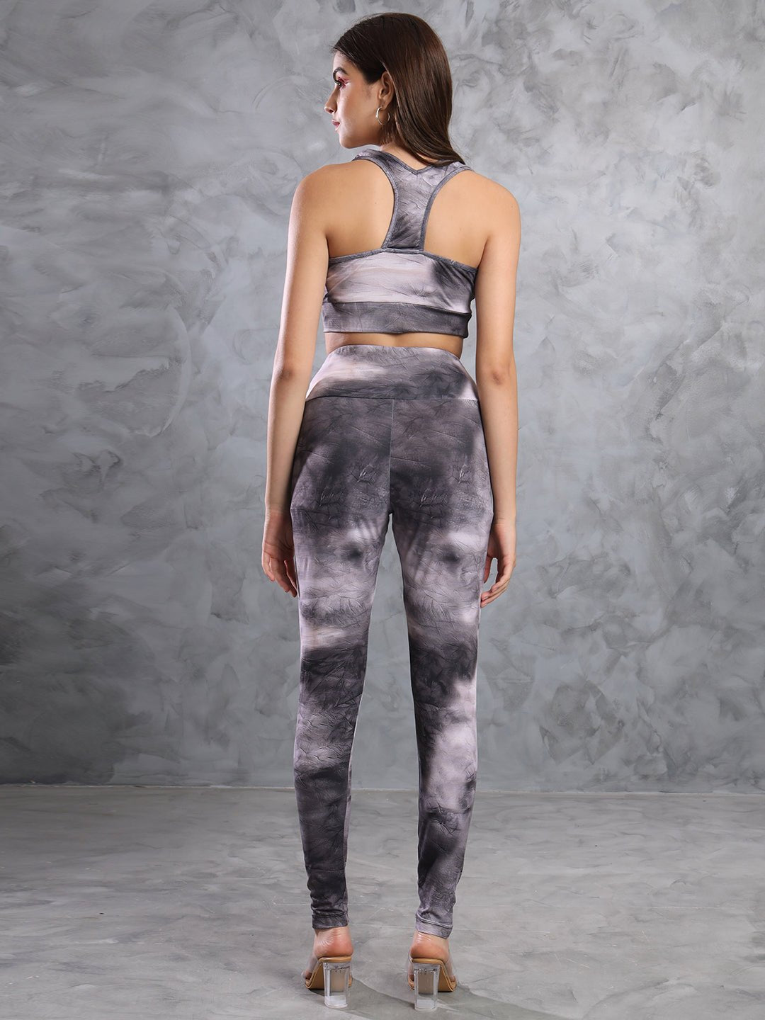 Stacked Flame Women Two Piece Dress Multicolor Dress