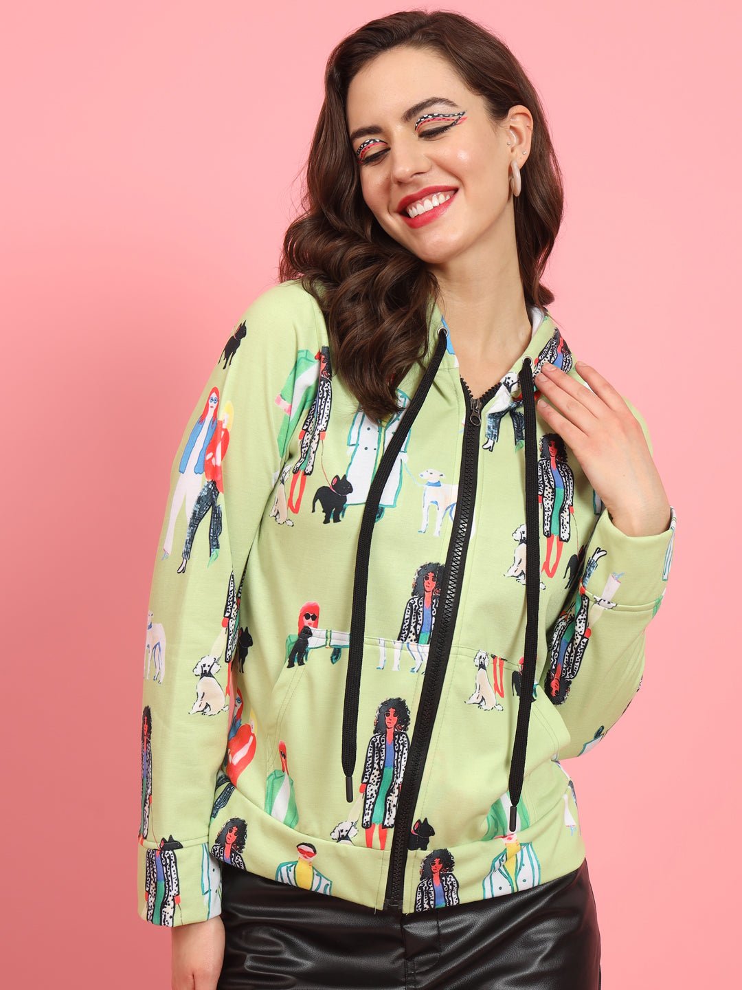 TANDUL  Women Printed Casual Jacket