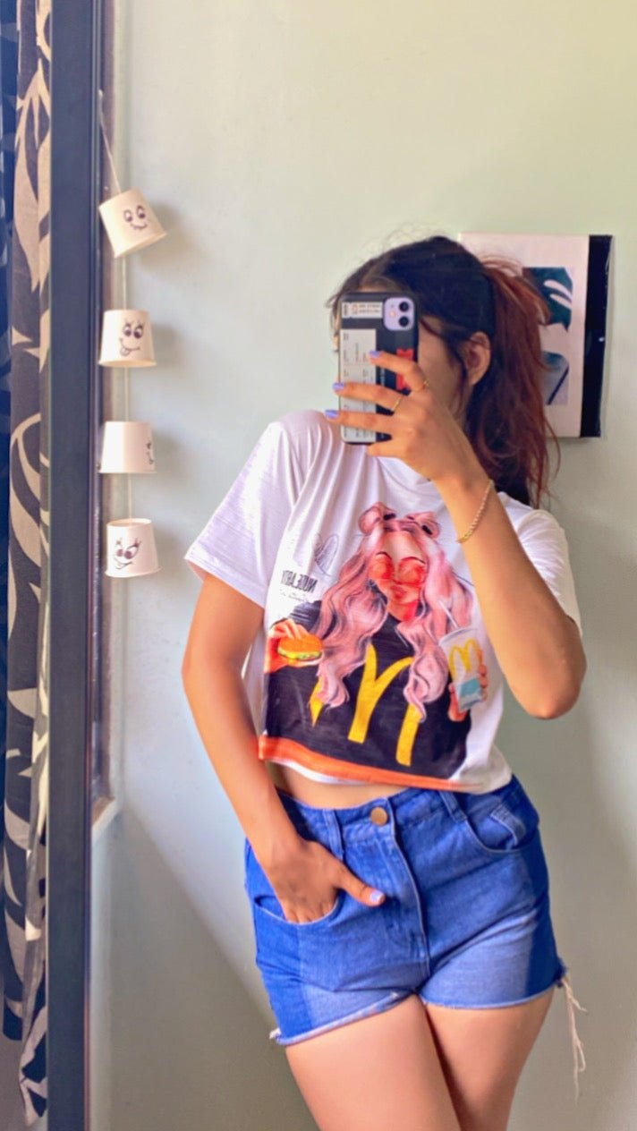 Casual Regular Sleeves Printed Women Multicolor Top