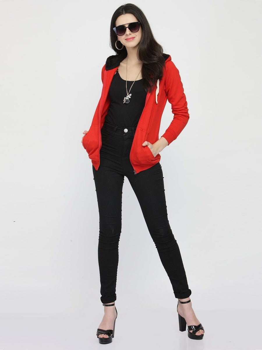 ZARVEY Full Sleeve Solid Women Jacket