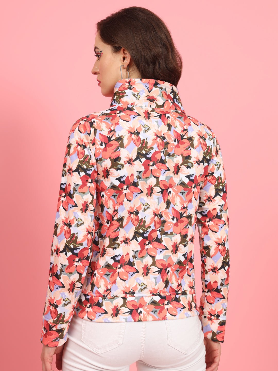 TANDUL  Women Full Sleeve Printed Hooded Sweatshirt