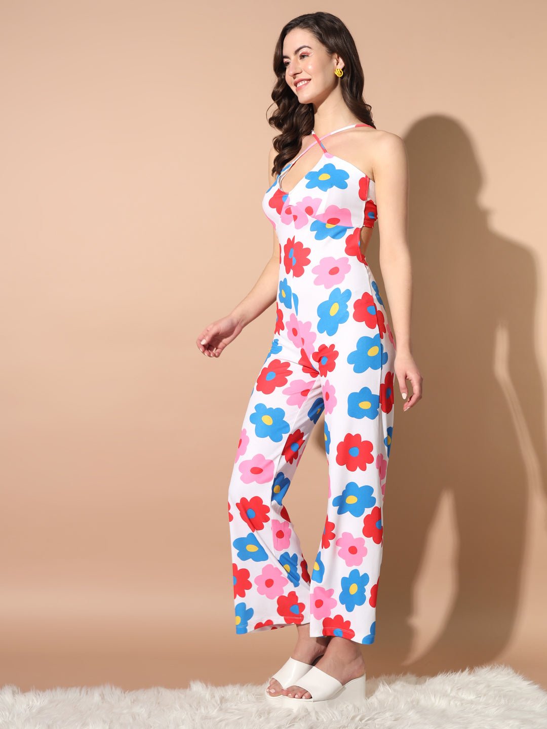 Stacked Flame Women Bodycon Multicolor Dress