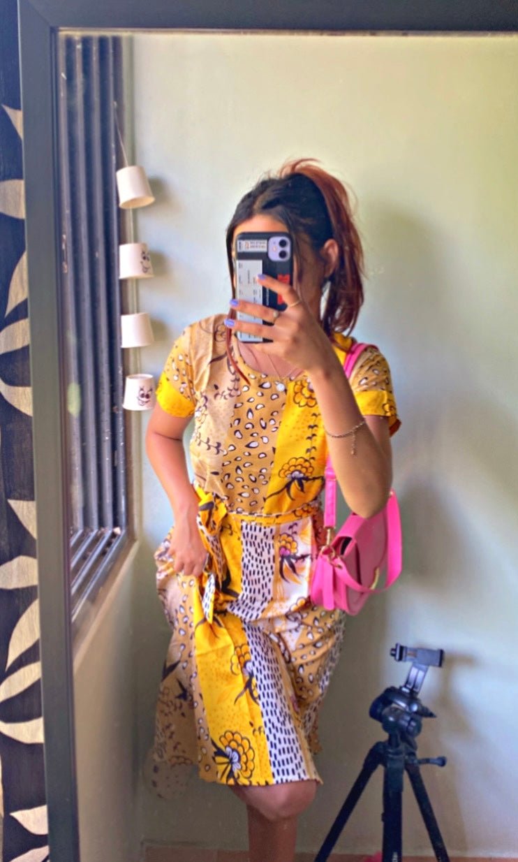 Women A-line Multicolor Dress