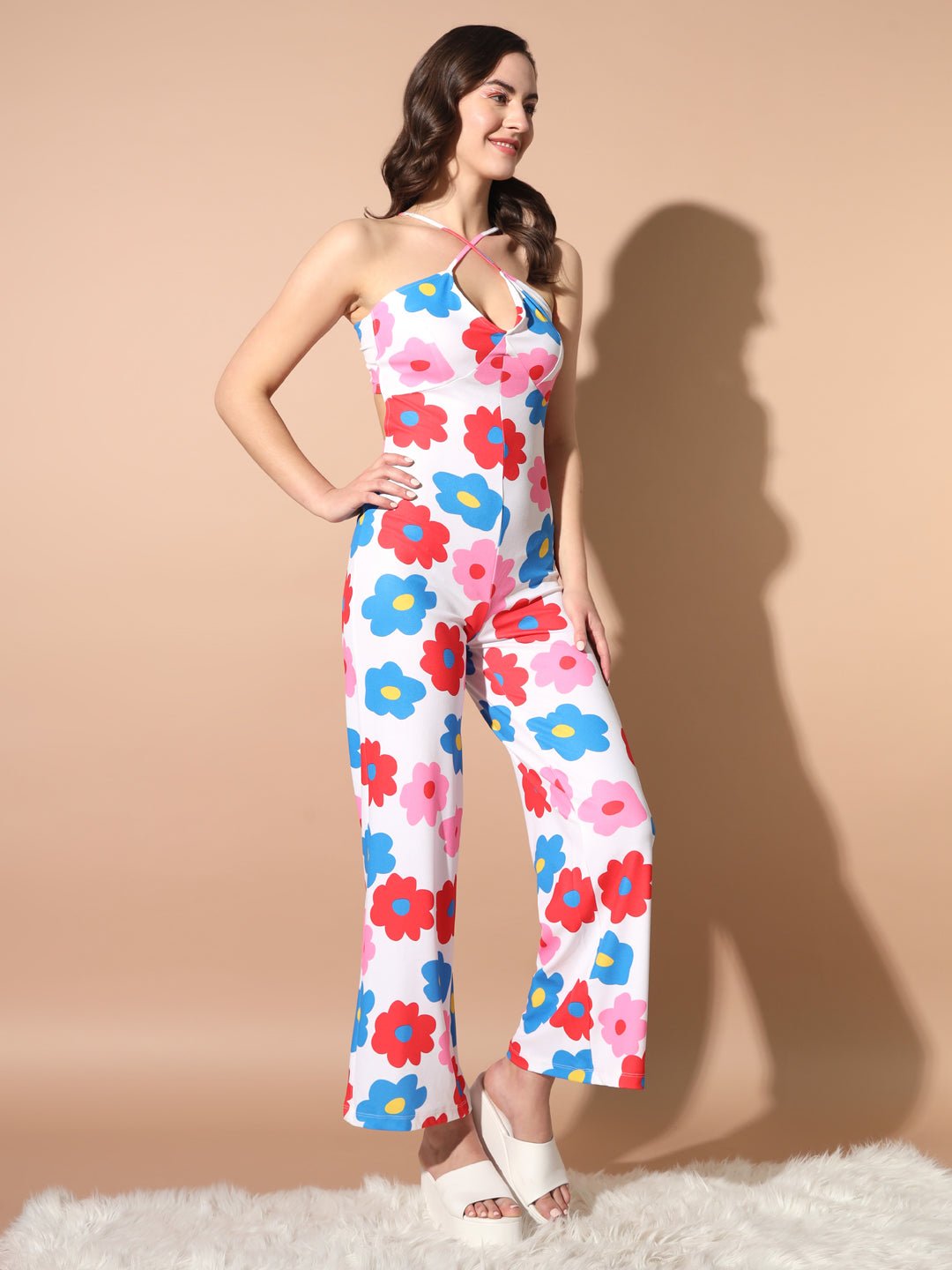 Stacked Flame Women Bodycon Multicolor Dress