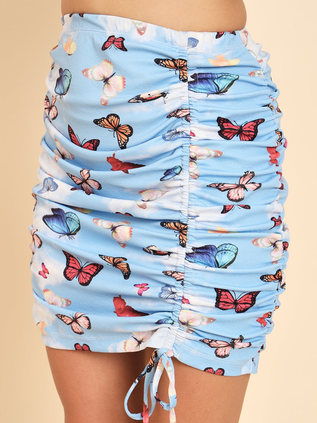 Stacked Flame Women Floral Print Multicolor Skirt