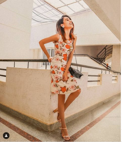 TANDUL INSTA  Women A-line White Dress