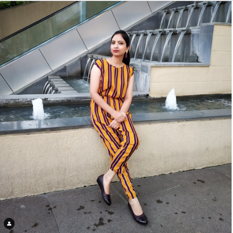 Stacked Flame INSTA MULTICOLOR JUMPSUIT