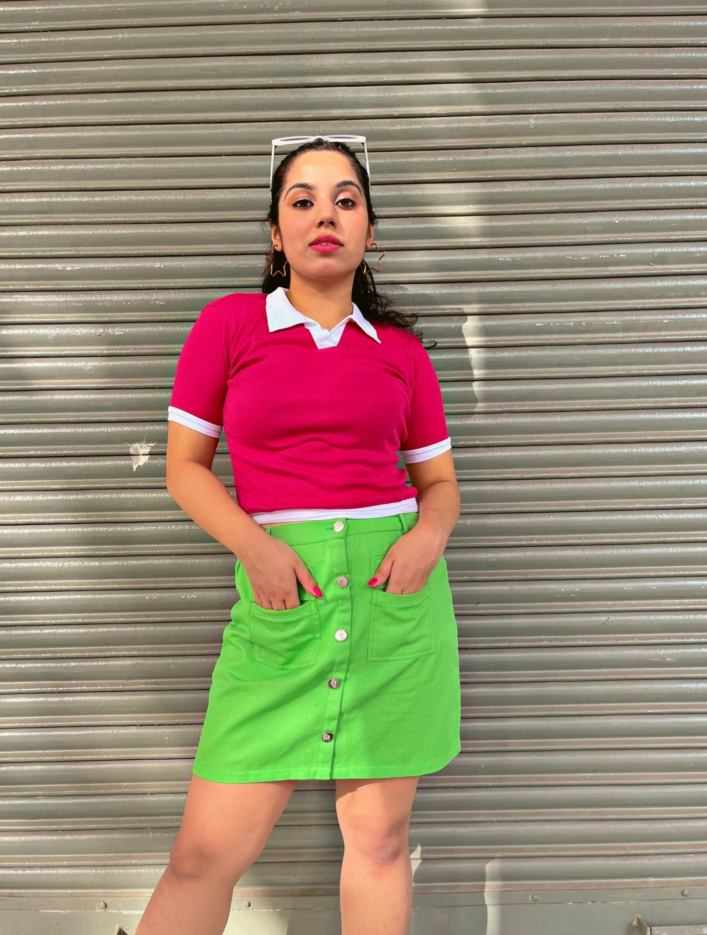 TANDUL  Casual Regular Sleeves Solid Women Pink Top