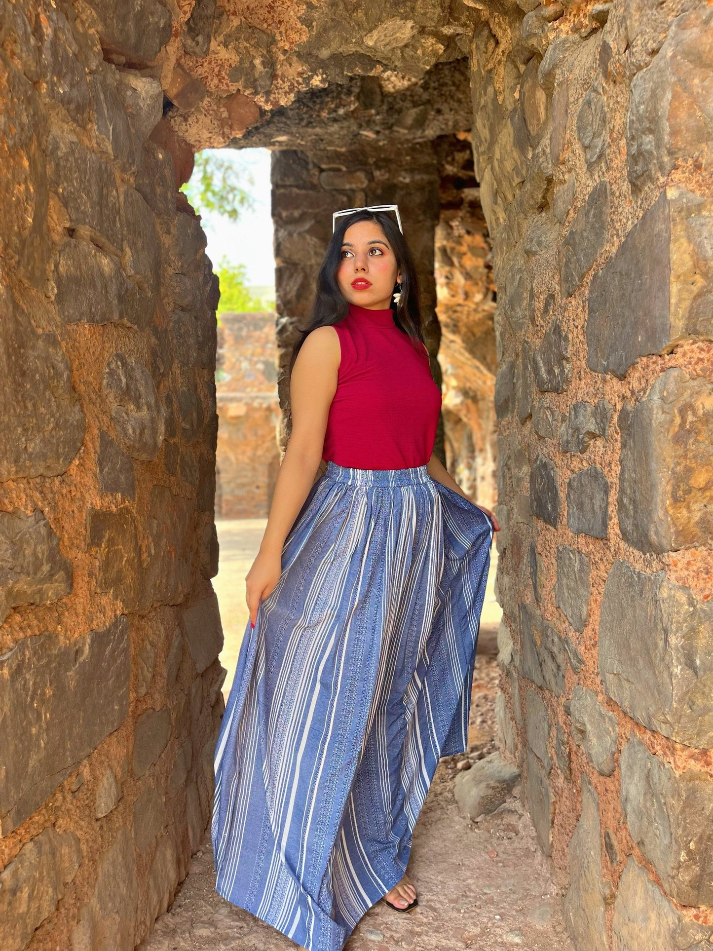 TANDUL  Women Printed Flared Multicolor Skirt