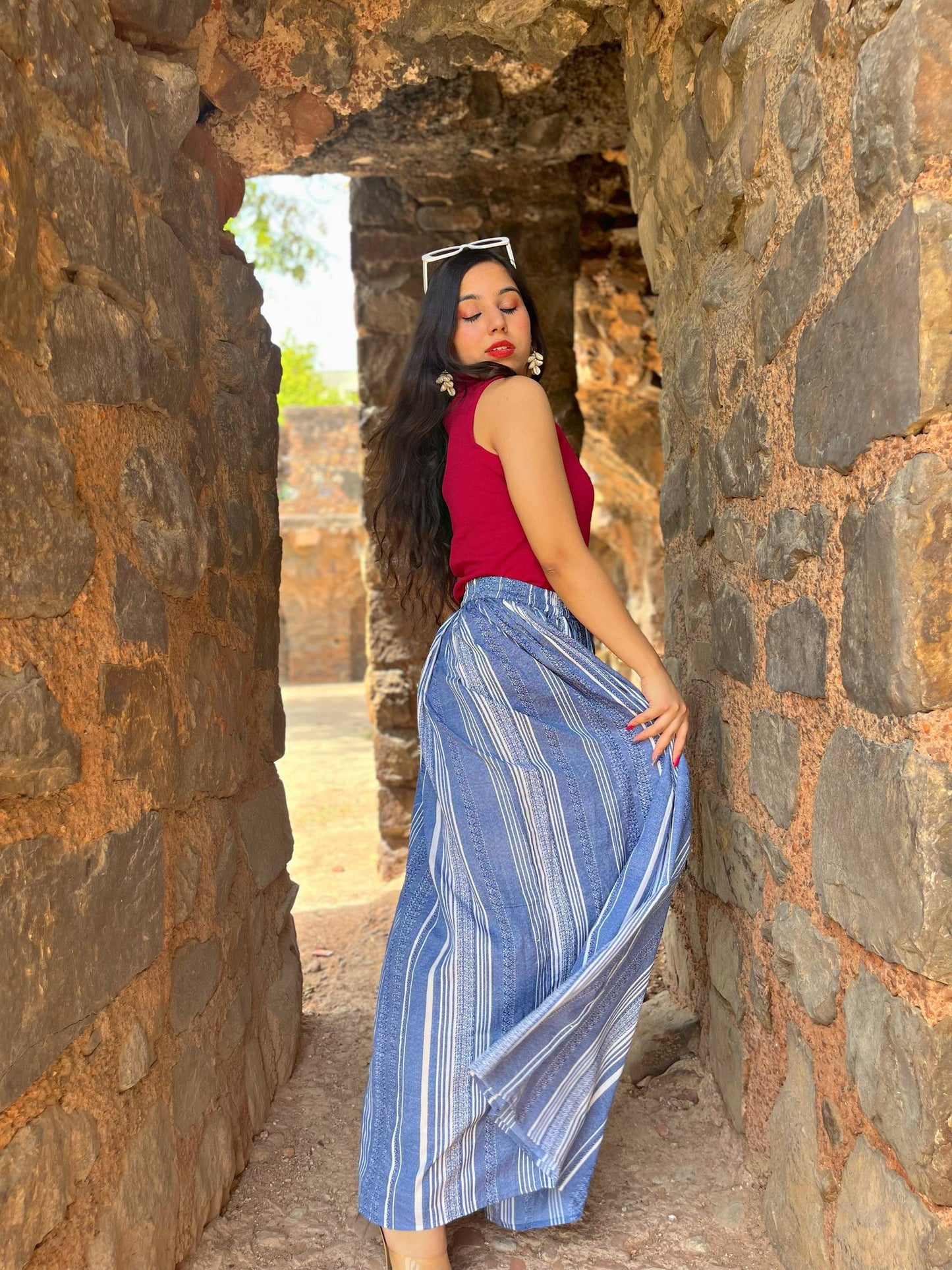 TANDUL  Women Printed Flared Multicolor Skirt