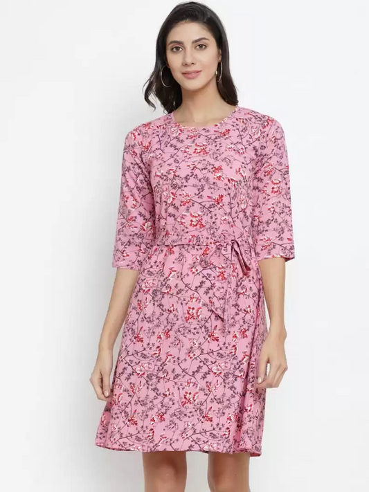 TANDUL  Women Fit and Flare Multicolor Dress