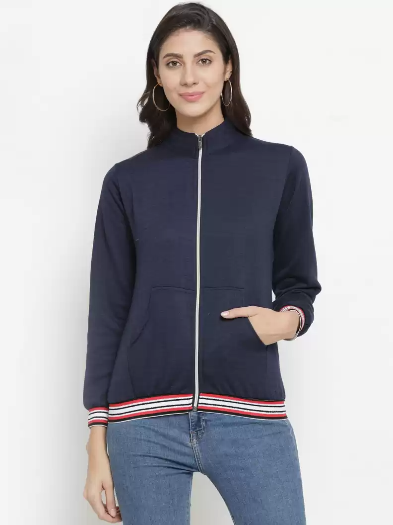 TANDUL  Full Sleeve Solid Women Casual Jacket
