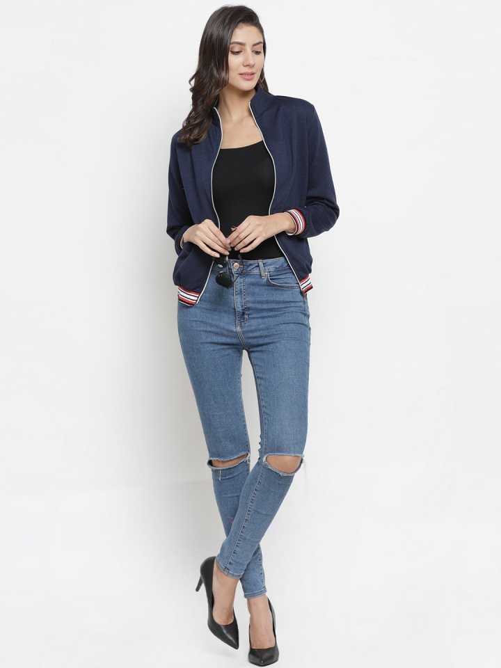 TANDUL  Full Sleeve Solid Women Casual Jacket