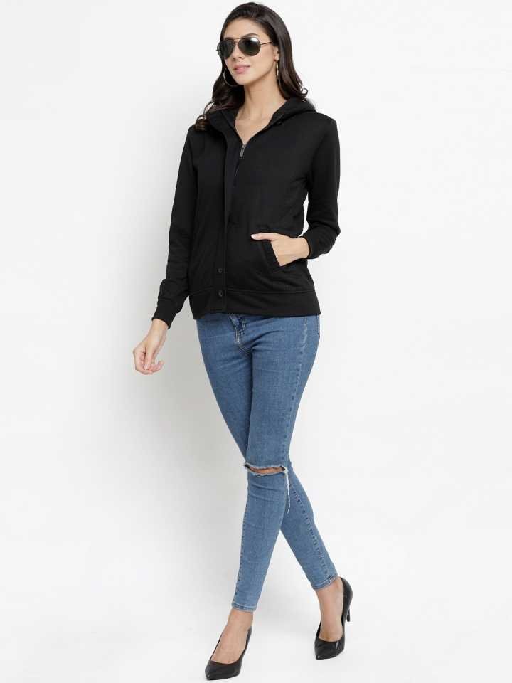 TANDUL  Full Sleeve Solid Women Casual Jacket