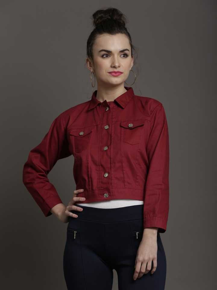 Full Sleeve Solid Women Jacket