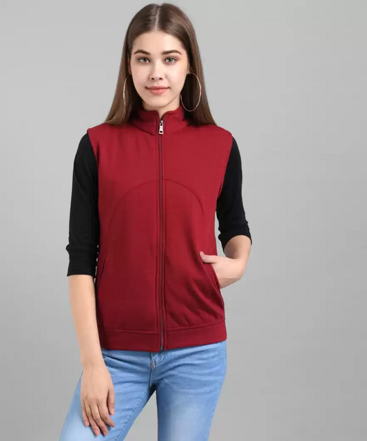 TANDUL  Sleeveless Solid Women Jacket