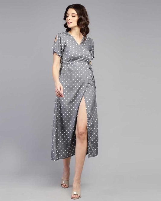 Women Maxi Grey Dress