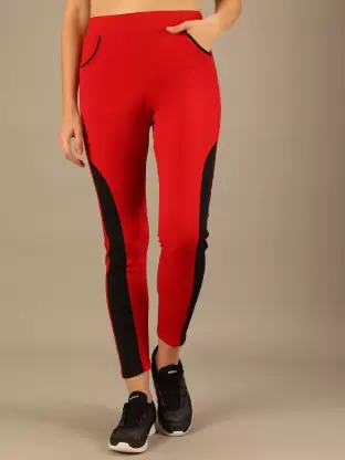 TANDUL Red Jegging  (Solid)